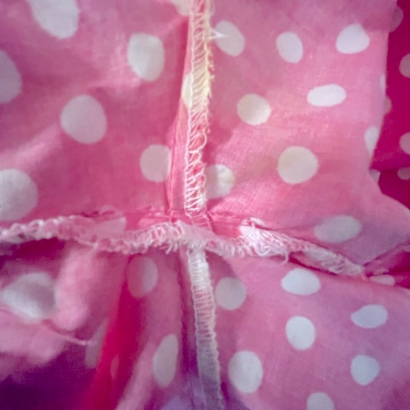 Bettie Page Tatyana playsuit set skirt & romper polka dot flower buttons small - Picture 9 of 9